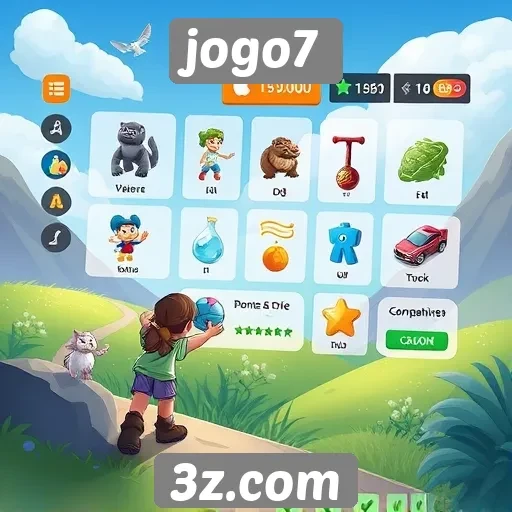 Interface do usuário do jogo7 em destaque