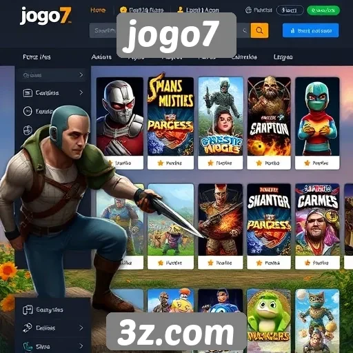 facilidade de navegação no site jogo7